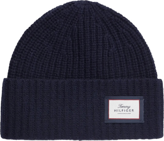 Tommy Hilfiger Th Wool Beanie - Navy - ONE SIZE