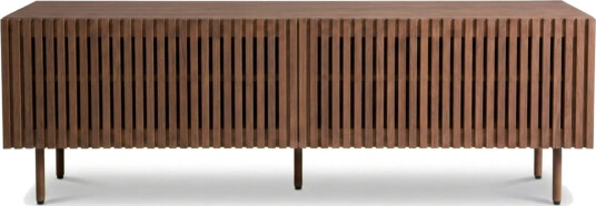 Peyra Ribbet TV benk 160 cm Valnøtt