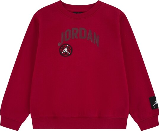 Jordan Collegegenser Crew Gym Rød m. Trykk Jordan 13 15 år 158 170 Collegegenser