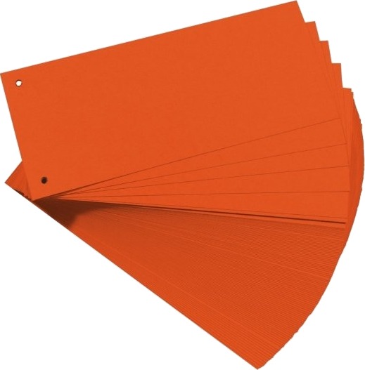 Herlitz 10843647 Oransje Fotoark Kartong 100 Stykker