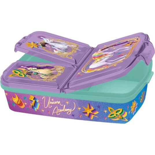 Euromic Unicorn Academy Multi-Compartm. Lunch Box Euromic Unicorn Academy Multi-Compartm. Lunch Box