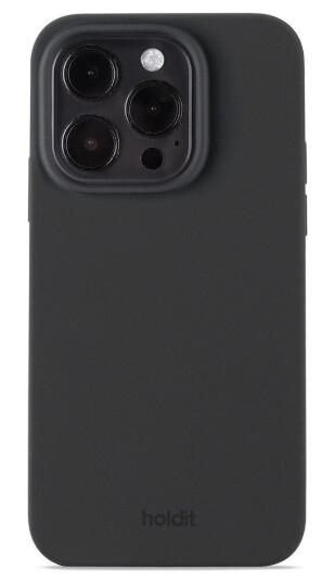 holdit iPhone 15 Pro Deksel Silikon Svart