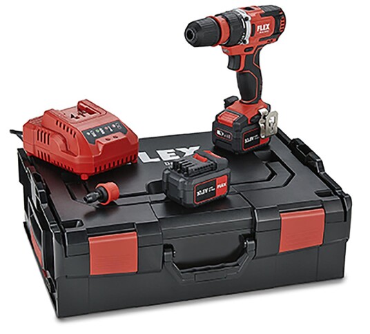 Flex DD2G 10.8-EC Set Borskrutrekker med batteri og lader Maskiner