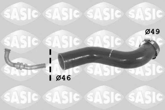SASIC 3334006 Ladeluftslange SASIC 3334006 Ladeluftslange
