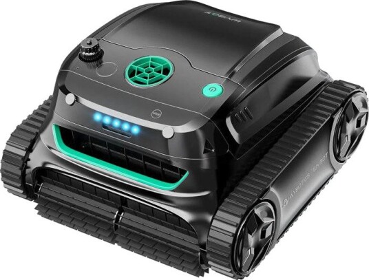 Wybot S2 Solcelledrevet bassengrobot – 10 m rekkevidde 3,5 timer driftstid styring via app