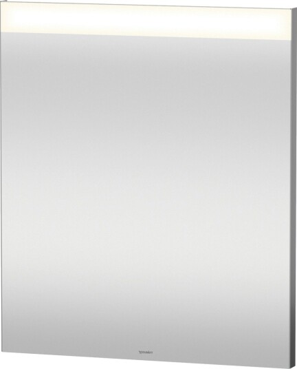 Duravit Spejl M Led Lys 60X70   3,5Cm Dyb Lysfelt Øverst Ekstern Kontakt 4000 Kelvin 8 W