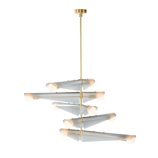 Tala Sycamore 5 Taklampe Messing/ Dawn Grey Tala Sycamore 5 Taklampe Messing/ Dawn Grey