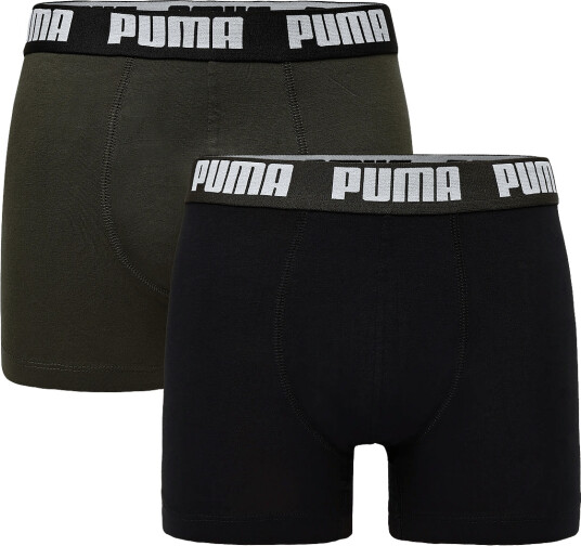PUMA Puma Men Everyday Basic Boxers 2P Khaki green S