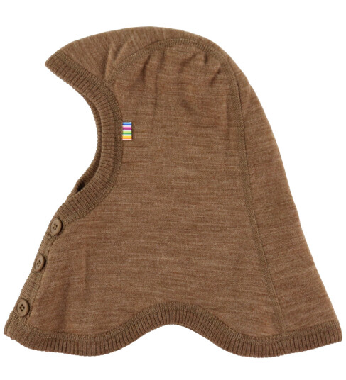 Joha Balaclava Ull 2 lags Varm Brun 48 cm Balaclava dobbel
