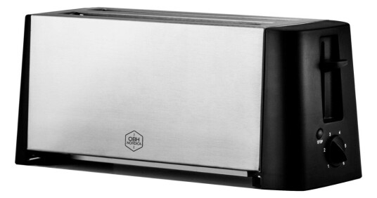 OBH Nordica Design Inox 4-Skivers Brødrister 1300W Rustfritt Stål 3051052234