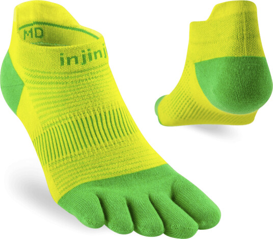 Injinji Men's Run Lightweight No-Show M, Clover Injinji Men's Run Lightweight No-Show M, Clover