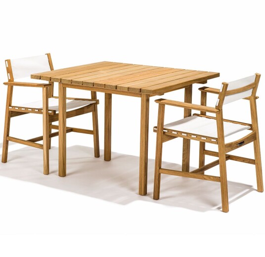 Skargaarden Djurö spisebord teak 100 x 85 Skargaarden
