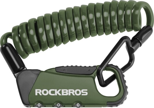 Rockbros RBK6N kombinasjonssykkellås – grønn