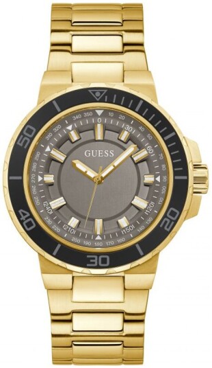Guess Herreklokke GW0426G2 Grå/Gulltonet stål Ø44 mm
