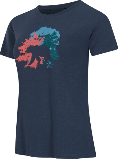 Urberg Women's Bamboo Print Tee Midnight Navy M