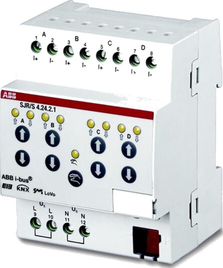 Abb 2Cdg110143R0011 Sjalusiaktor 4 Kanaler, Smi