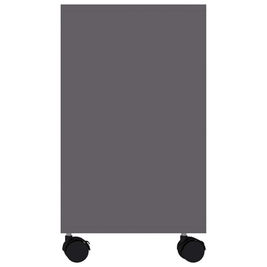 vidaXL Sidebord grå 70x35x55 cm konstruert tre