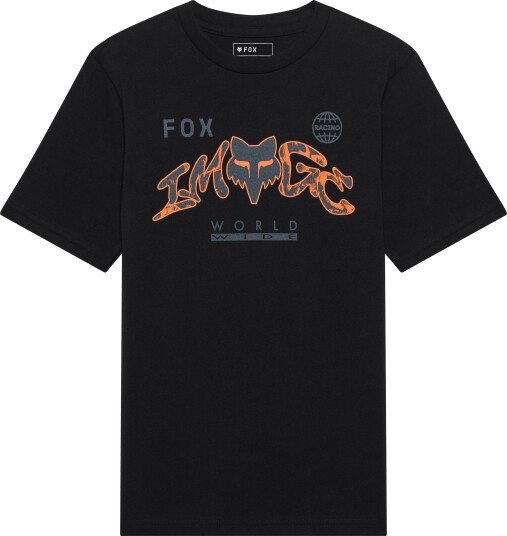 Fox Youth Image Print Tee Ultra Black Youth S
