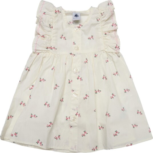 Petit Bateau Robes Sm   Cream   81