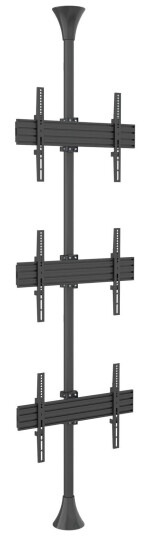 Multibrackets M Pro MBFC3U monteringssett - for 3 LCD-skjermer - svart Multibrackets M Pro MBFC3U monteringssett - for 3 LCD-skjermer - svart