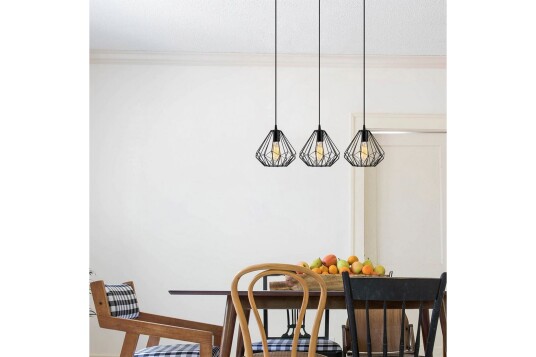 Taklampe Almasi Three Svart