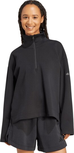 Adidas Sport Performance Collegegenser W All Szn SL QZ Svart