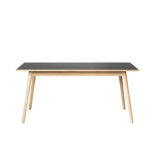 FDB Møbler - C35B Spisebord 160x82 - Natur/Svart FDB Møbler - C35B Spisebord 160x82 - Natur/Svart
