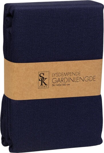 SK Home Lysdempende gardin Nina 140x160 Mørkeblå 140x160