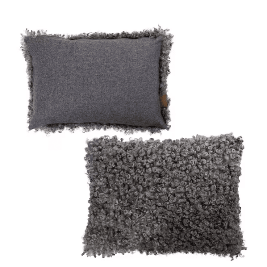 Shepherd Rute Faye Saueskinn/Ull 40x30 Natur