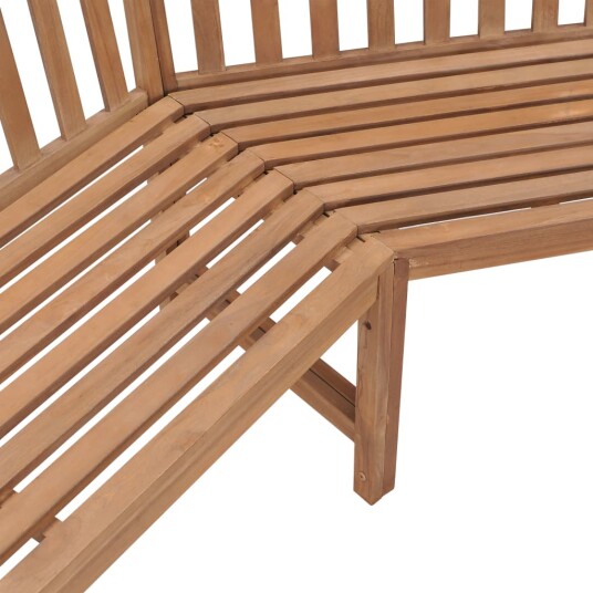 vidaXL Hjørnebenk for hage 185x185x90 cm heltre teak vidaXL Hjørnebenk for hage 185x185x90 cm heltre teak