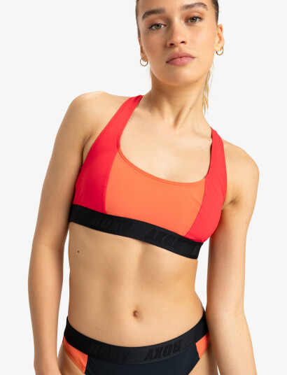 Roxy Roxy Active Colorblock Top - Red - XXL Roxy Roxy Active Colorblock Top - Red - XXL