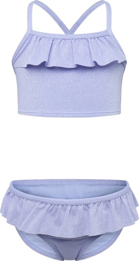 Lindex Bikini Set Glitter Blue 98/104