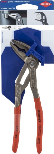 Knipex Cobra Es Vannpumpetang 180 Mm Rod/solv