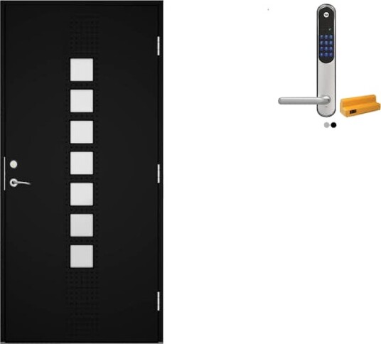 Ytterdør Swedoor Advance-Line Statement Signum med Yale Doorman Classic Home