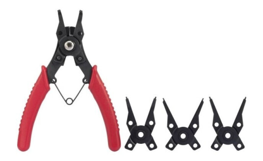Toolcraft To-6679764 Seegeringtang Passer Til Udvendig- Og Indvendige Ringe 10-50 Mm 10-50 Mm Spids Form Vinklet 90°, Vinklet 45°, Lige, Lige