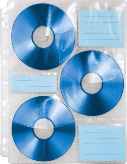 Hama CD/DVD-permlommer A4, 10-pk. Hama CD/DVD-permlommer A4, 10-pk.