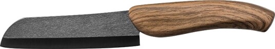 Porsgrunds Porselænsfabrik De Cuisson Woods Santoku Kniv Sort Knivblad 12cm