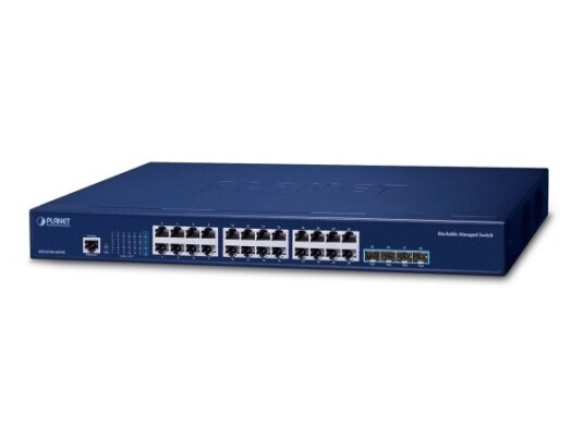 Planet Layer 3 24 Port 10/100/1000T Håndtert L3 Gigabit Ethernet 10/100/1000 Full Tosidig Rack Montering 1U