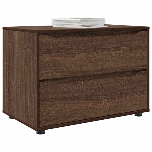 Oppbevaringsskap Brun Eik 80 x 48 x 57 cm Konstruert tre