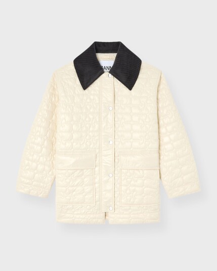 Ganni Dame Jakker Beige L/XL, Ganni Dame Jakker Beige L/XL,
