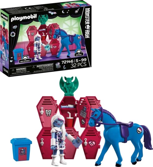 Playmobil Monster High Abbey Ved Skapene 72146 Byggeleker 32 Deler