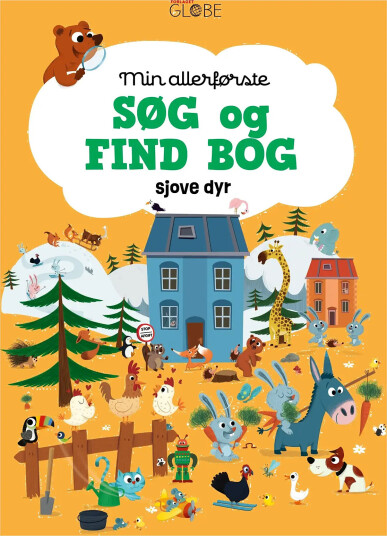 GLOBE Min Allerførste Søg Og Find Bog Sjove Dyr Multi/patterned DANISH