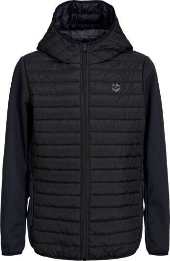 Jack & Jones Junior Vattert Jakke JjeMulti Noos Svart 140