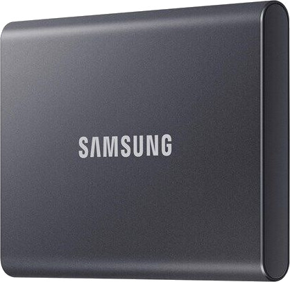 Samsung T7 4TB Ekstern SSD med USB 3.2 Gen 2 - Grå - Kryptert