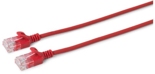 MicroConnect CAT6 U/UTP 1m Nettverkskabel Rød med RJ-45 Kontakter