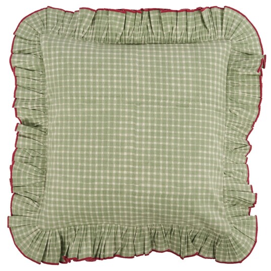 Pick A Poppy Vichy Putetrekk 40x40 cm Grønn