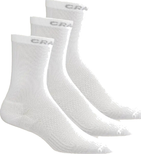 Craft Core Dry High Sock 3-pack Hvit 34-36 Craft Core Dry High Sock 3-pack Hvit 34-36