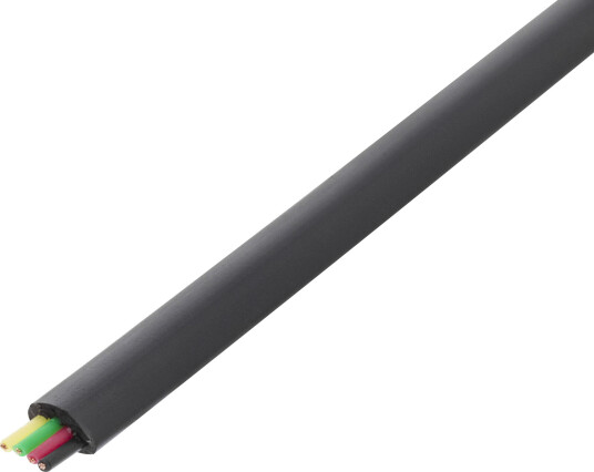 Deltaco 4P Modularkabel 100m Rull Svart