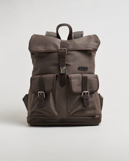 Gant Modern Premium Canvas Backpack Faded Taupe