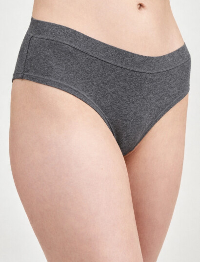 Movesgood Bamboo 3 Pair  Hipster Breif Grey L/XL